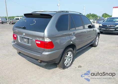 2004 BMW X5 3.0I из США, поврежденный, VIN 5UXFA13584LU42399